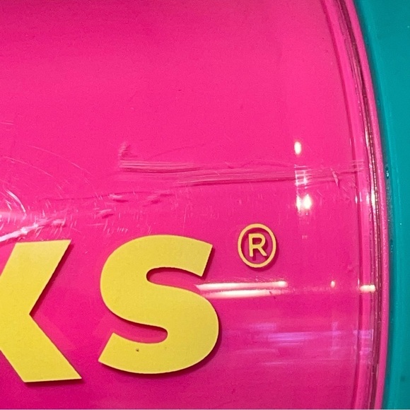 2014 Starbucks Hot Pink Tumbler Vendi Cold Cup - Picture 7 of 8